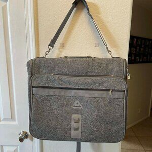 Samsonite tweed folding garment bag
